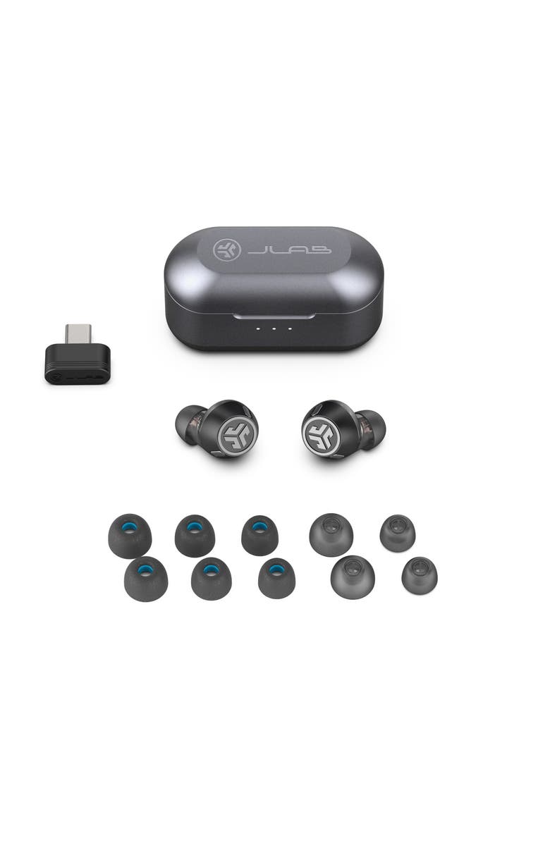 JLab Epic Lab Edition ANC True Wireless Earbuds, Alternate, color, Black