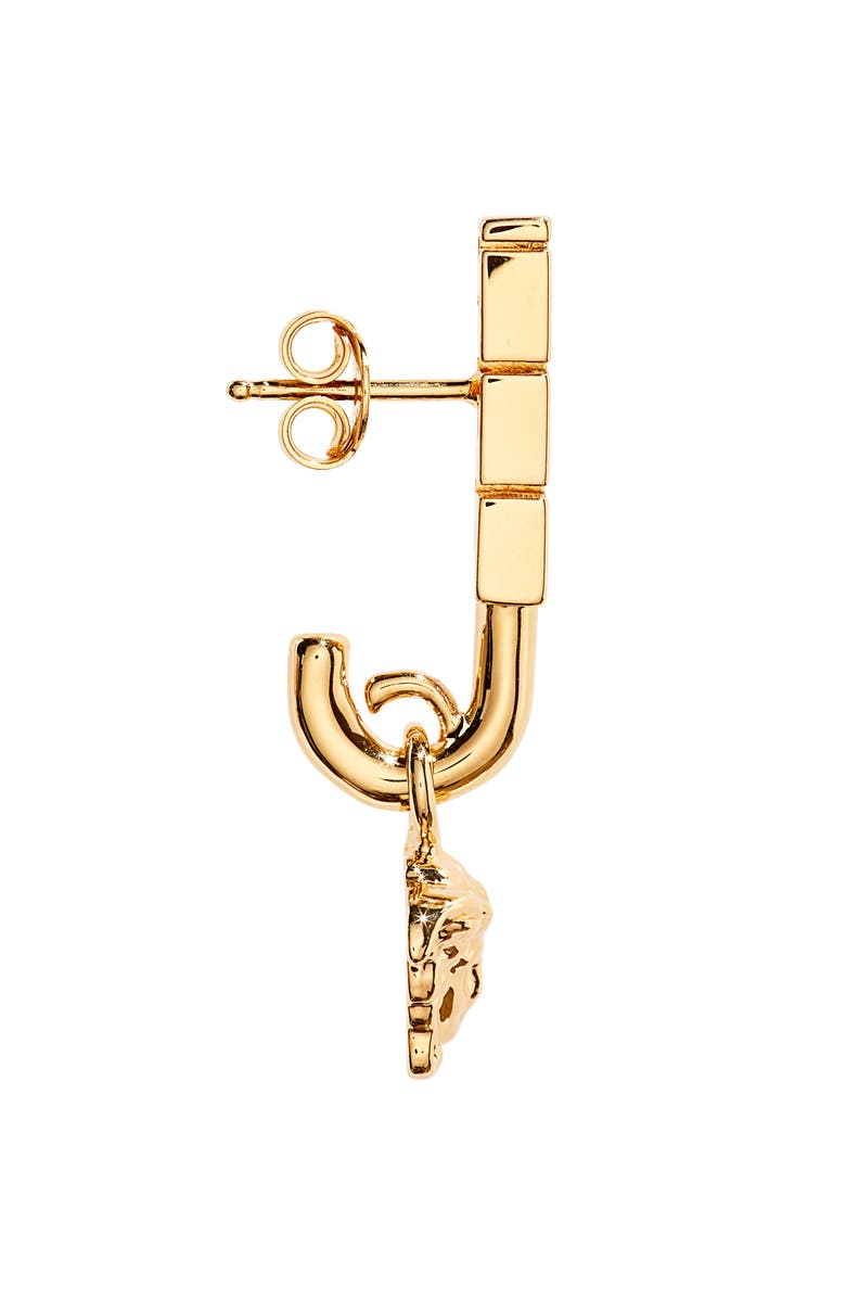 Versace Medusa Greca Drop Earrings, Alternate, color, 