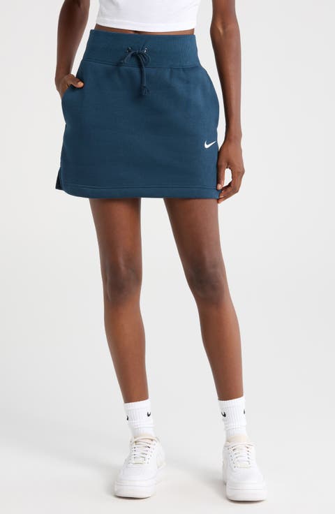 Phoenix High Waist Fleece Miniskirt (Regular & Tall)