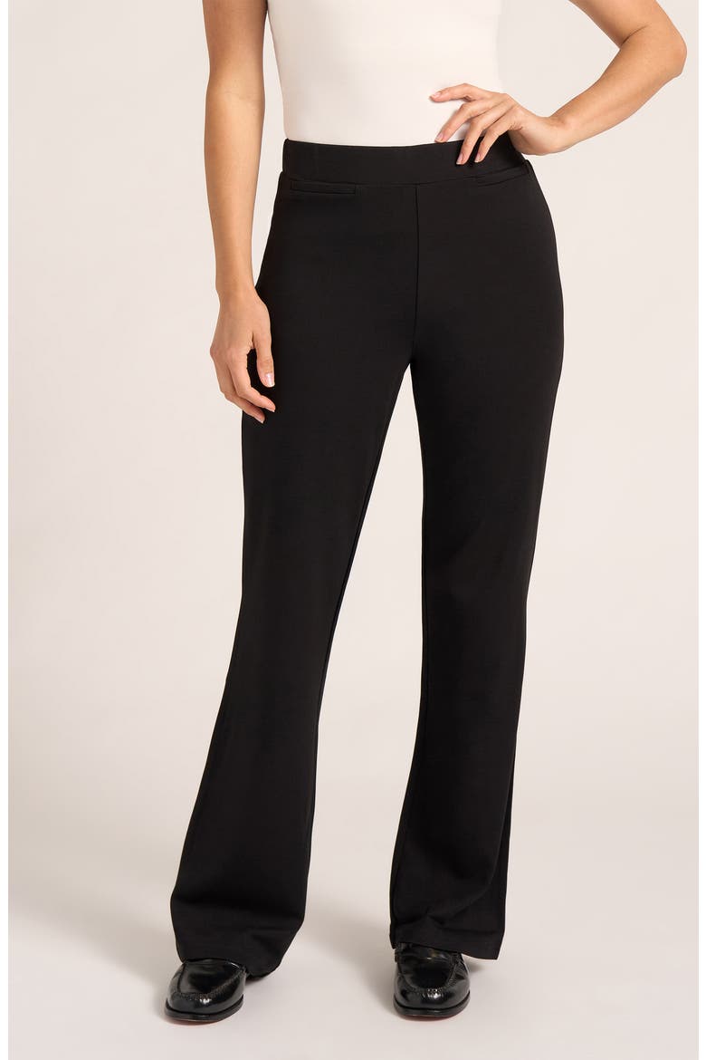 Payton Ponte Pants, Main, color, BLACK