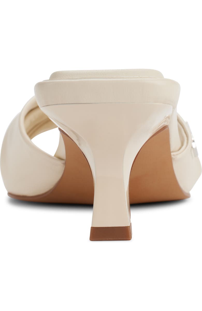 DKNY Twist Strap Kitten Heel Sandal, Alternate, color, Bone