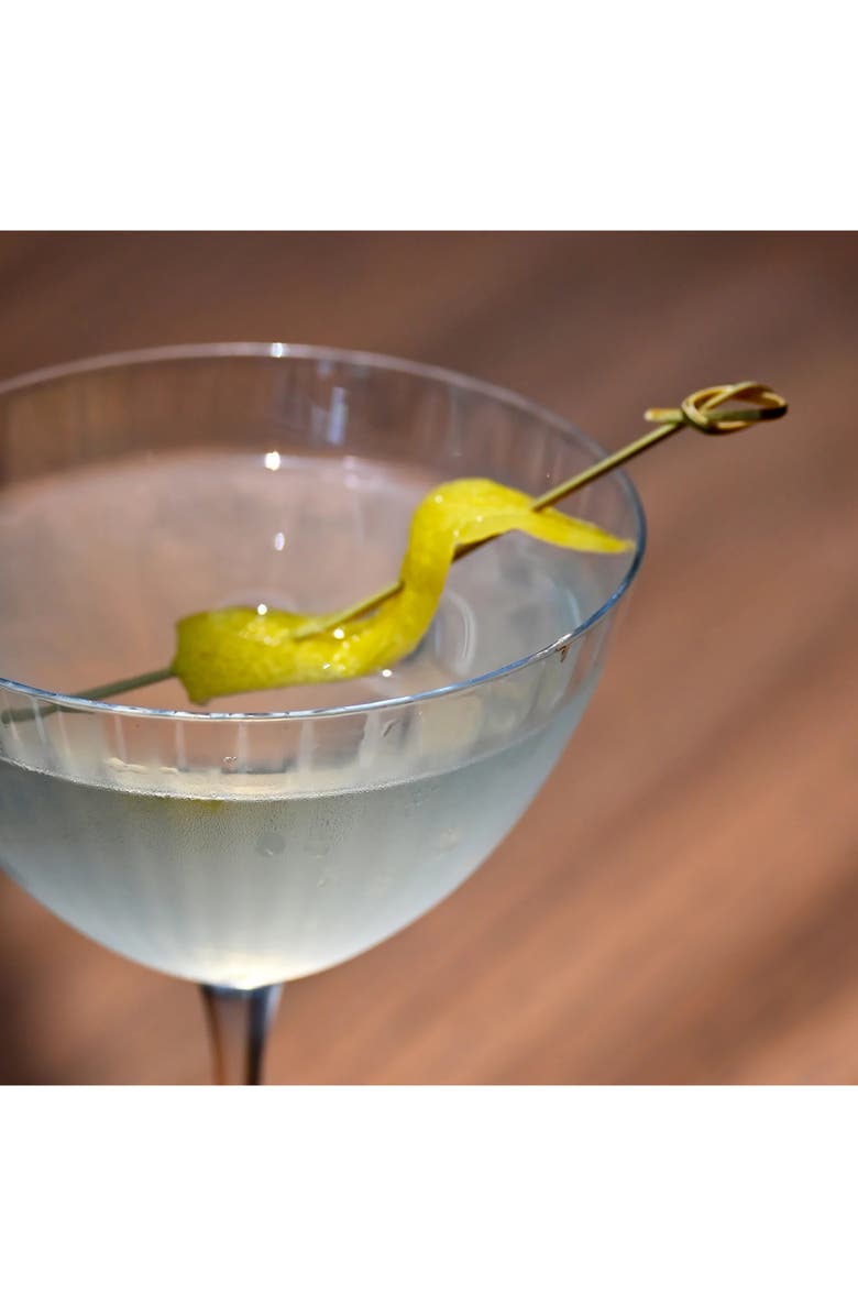 Luigi Bormioli Optica Set of 4 Martini Glasses, Alternate, color, 