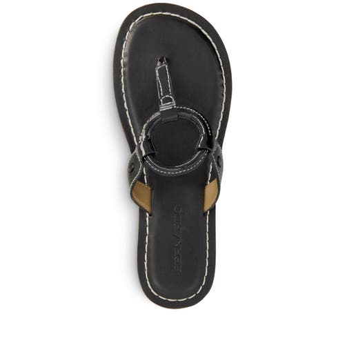 Bernardo Footwear Matrix 2 Thong Sandal In Black Patent