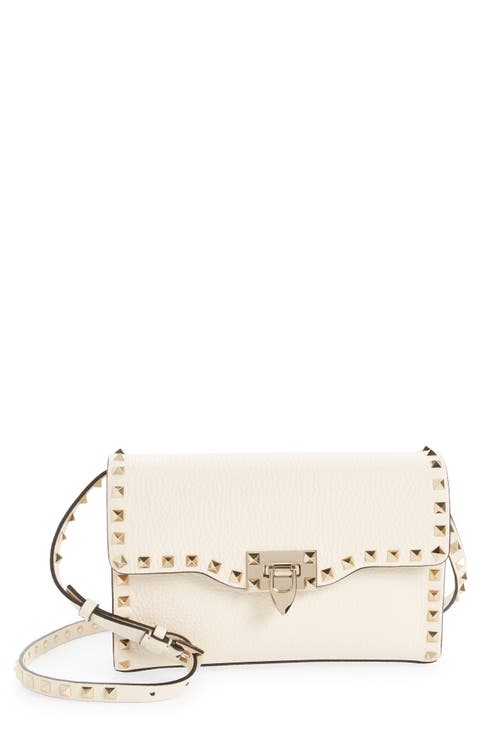Small Rockstud Leather Shoulder Bag