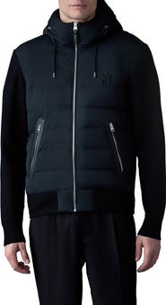 Mackage Andrew Quilted Down Stretch Mixed Media Jacket
