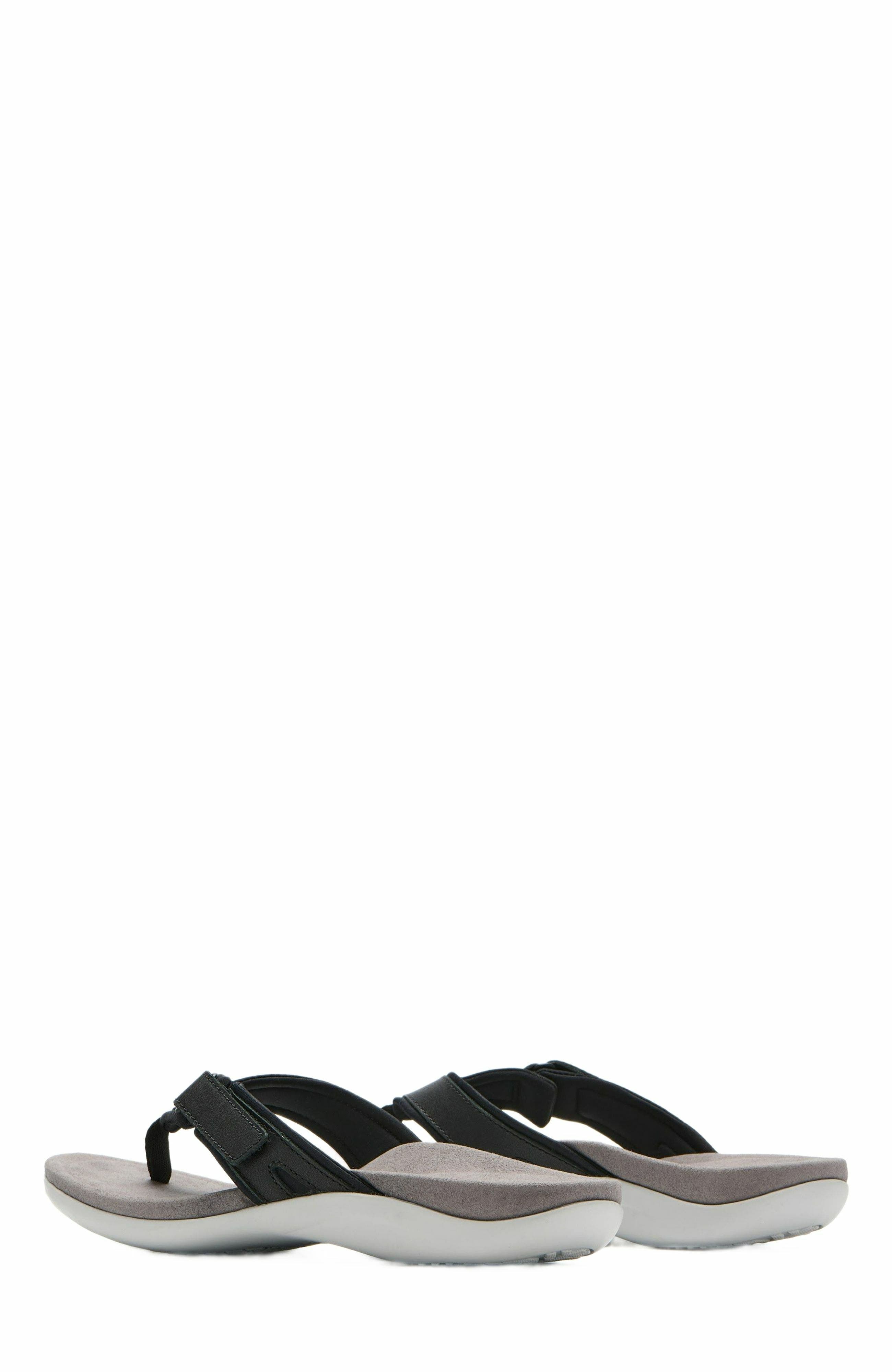 ABEO Oasis Sport Flip Flop, Alternate, color, Black - Regular