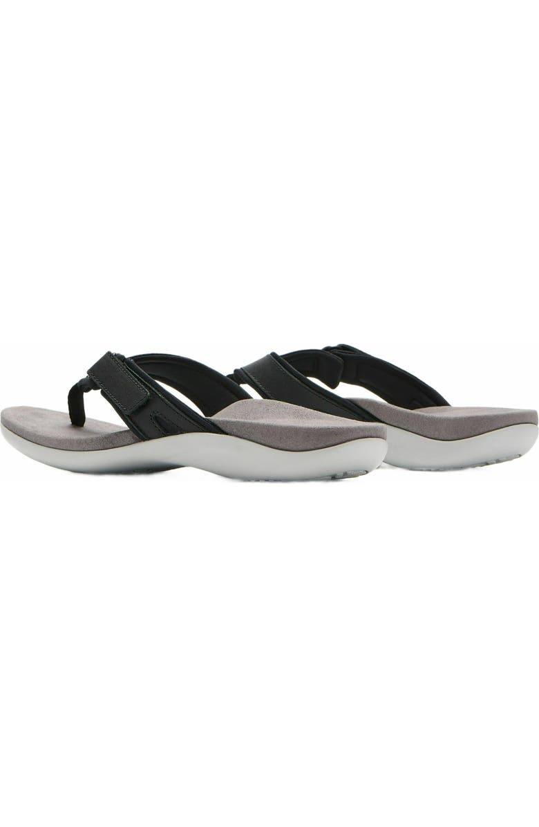ABEO Oasis Sport Flip Flop, Alternate, color, Black - Regular