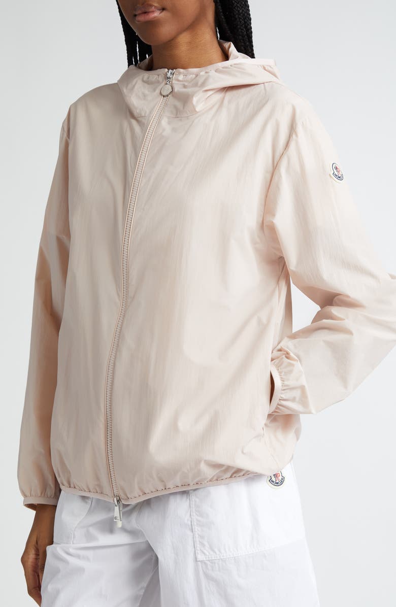 Moncler Fegeo Nylon Poplin Hooded Jacket, Alternate, color,