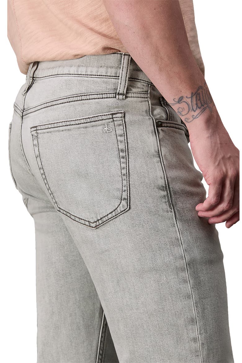 Fit 2 Authentic Stretch Slim Fit Jeans, Alternate, color, SMOKE