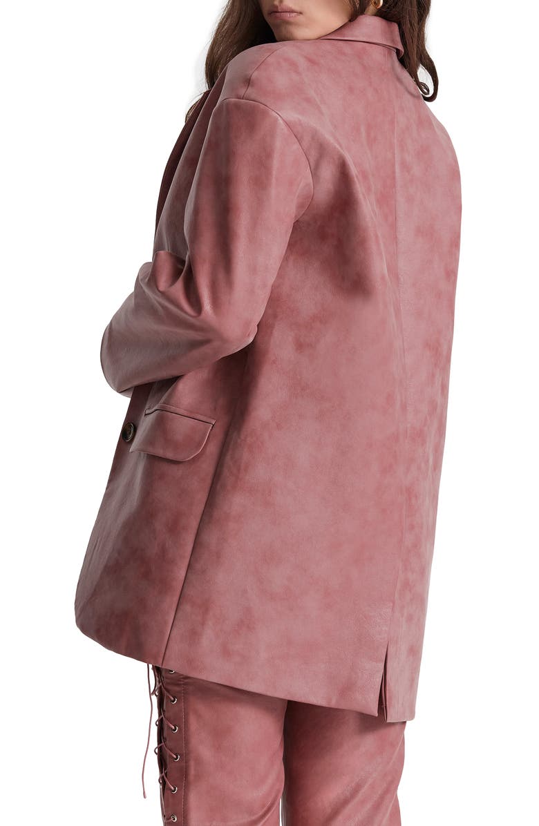 HOUSE OF CB Kiera Oversize Faux Leather Blazer, Alternate, color,