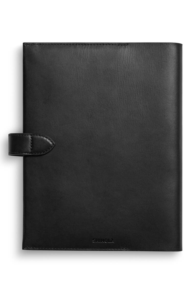 Shinola Snap Vachetta Leather Journal Cover, Alternate, color, 
