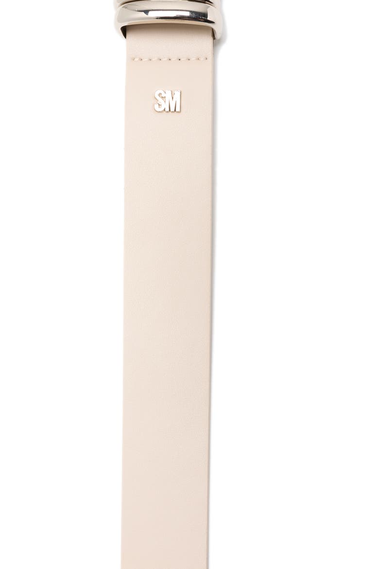 Multi Keeper Faux Leather Belt, Alternate, color, OATMEAL