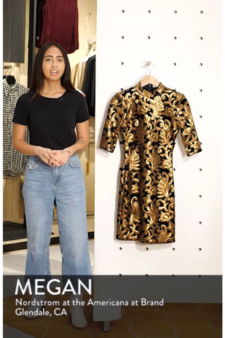 Inka Sequin Flora Dress video