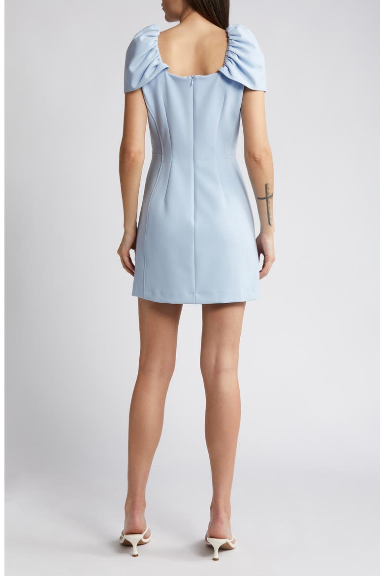 Whisper Flutter Sleeve Minidress, Alternate, color, 89-CASHMERE BLUE