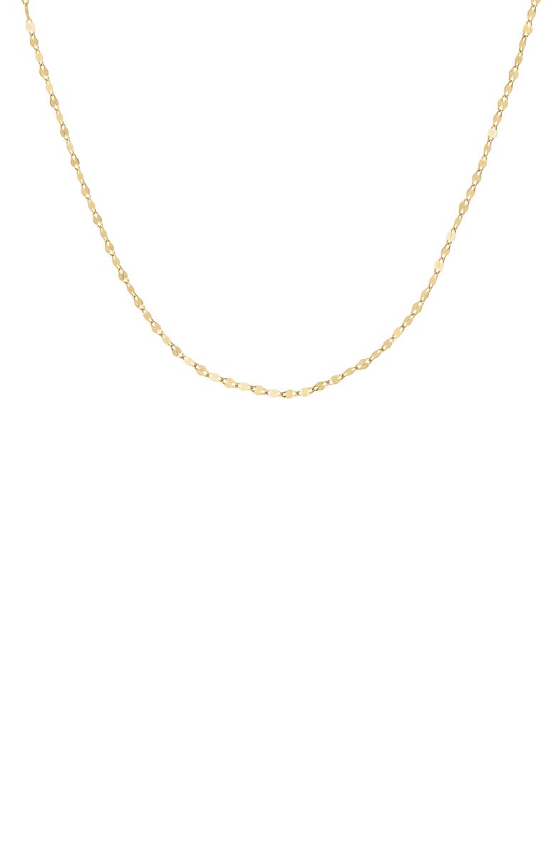 FUZION CREATIONS 10K Gold Mirror Chain Necklace, Main, color,