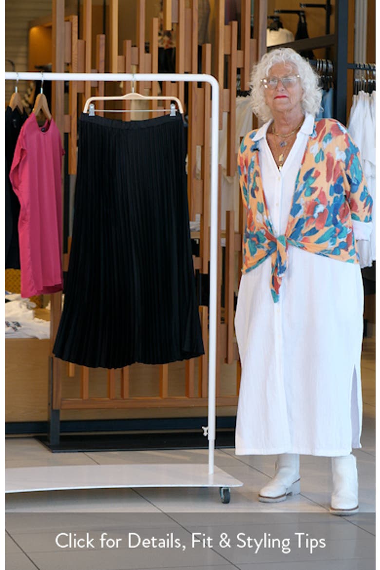 ミミズク Pleated Midi Skirt (Women) | Nordstrom