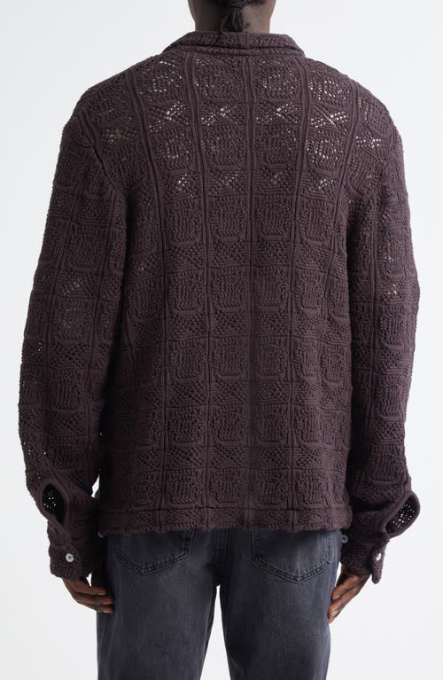 Séfr Myles Knit Overshirt in Heavy Roast Knit  product
