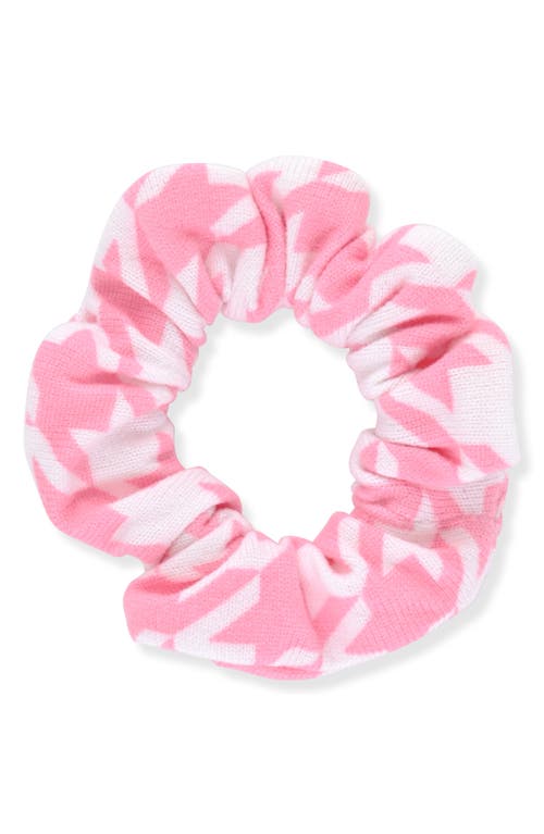 Sleep On It Kids' Tight Fit Long Pajamas & Scrunchie Set In Pink