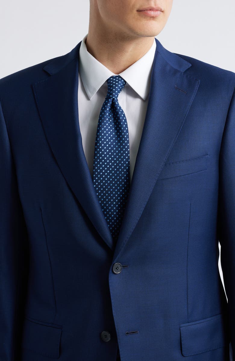 Heritage Gold Classic Fit Super 150s Navy Wool Suit, Alternate, color, Navy