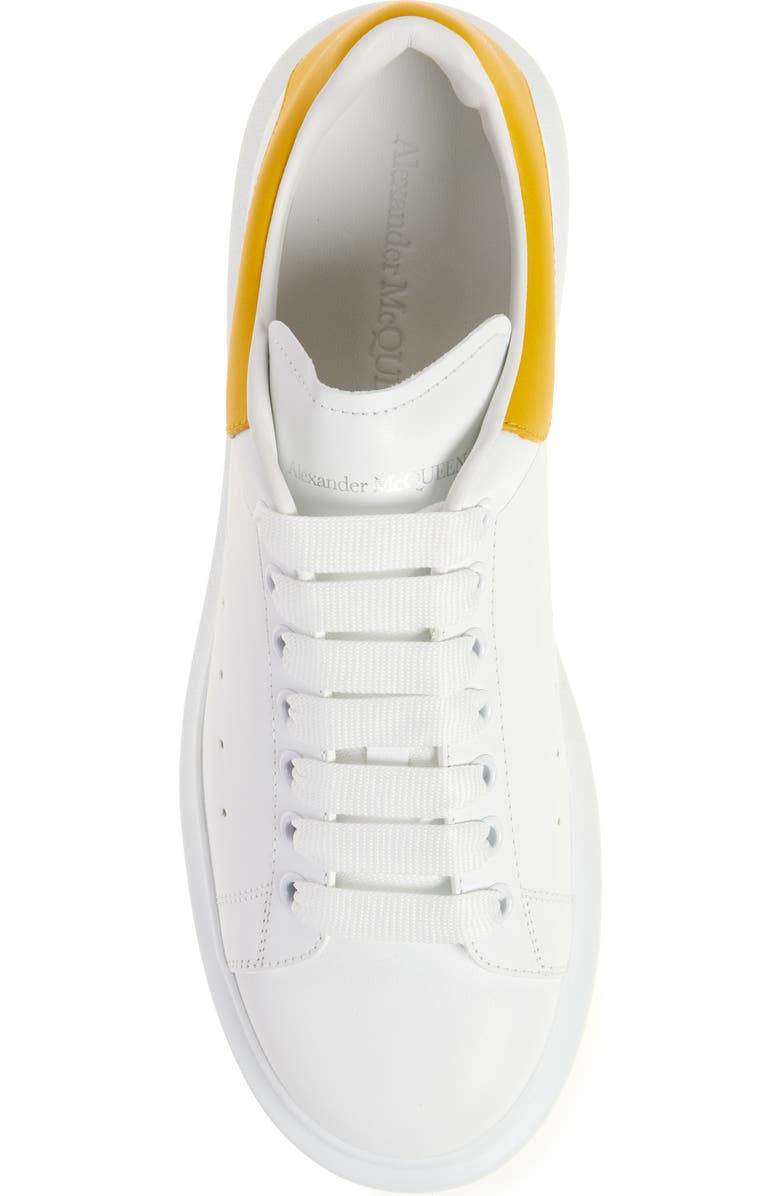 McQueen Oversized Sneaker, Alternate, color, Off White/ Yellow