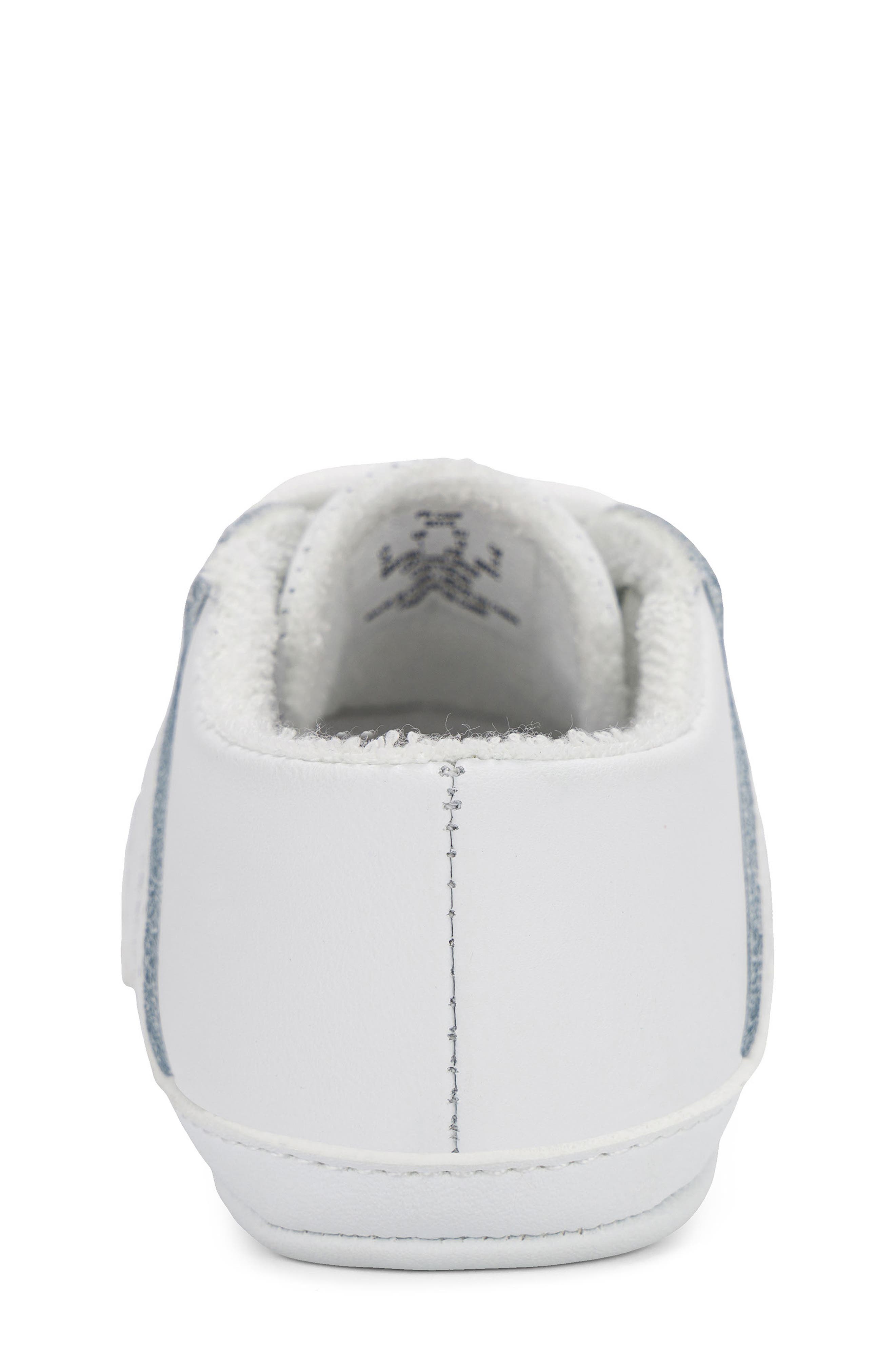 Kids' PW Cris Leather Sneaker, Alternate, color, WHITE