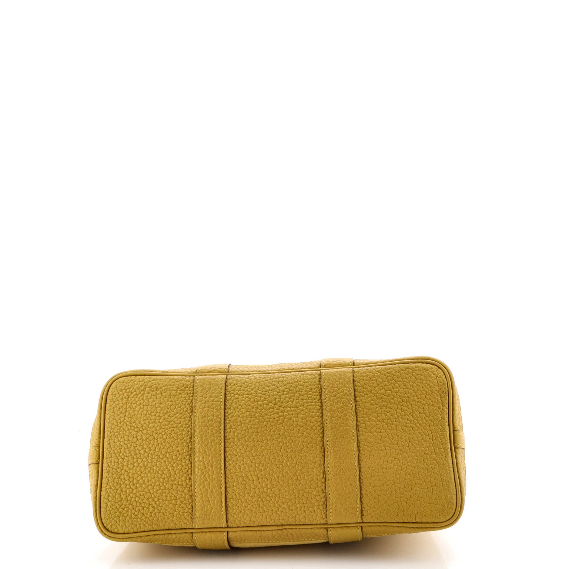 Pre-Owned Hermes Garden Party Tote Toile and Leather 30, Alternate, color, Curry