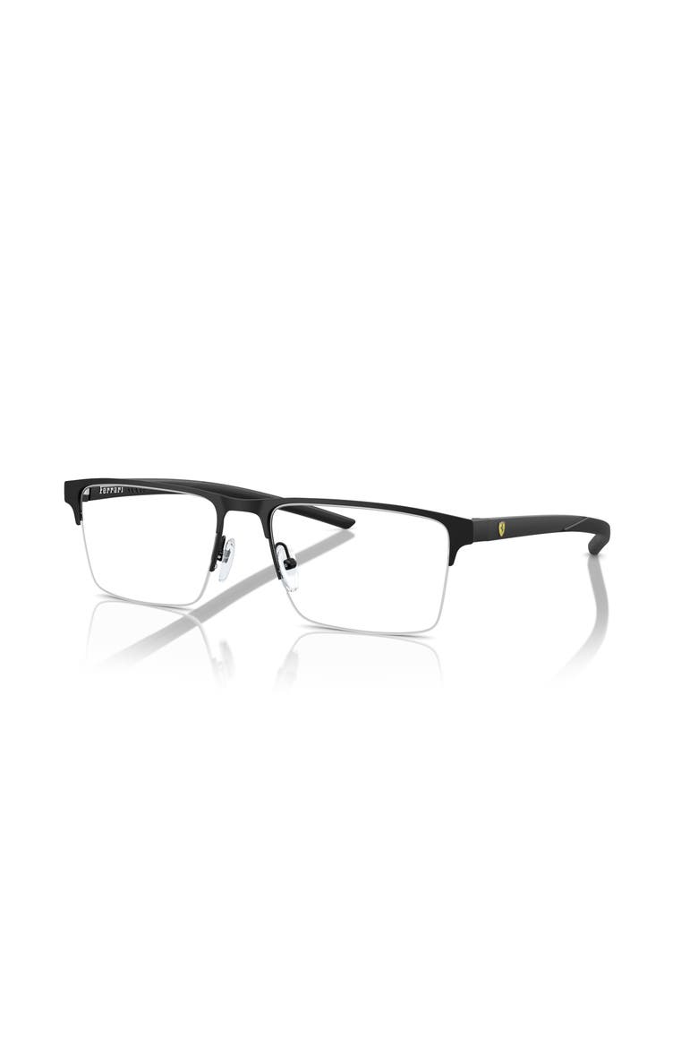 55mm Rectangle optical glasses, Main, color, Black