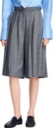 SANDRO Check wool shorts