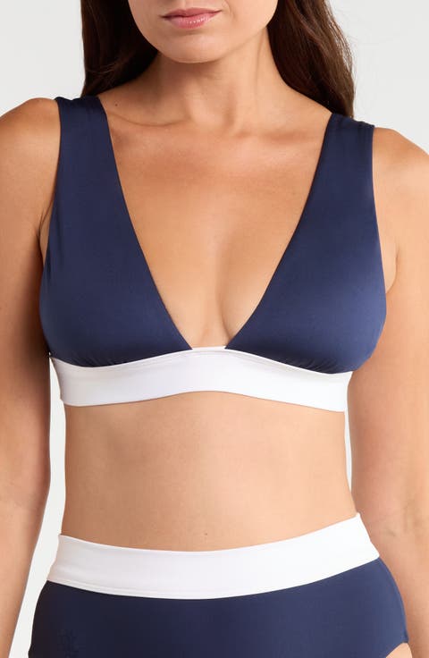 Modern V-Neck Bikini Top