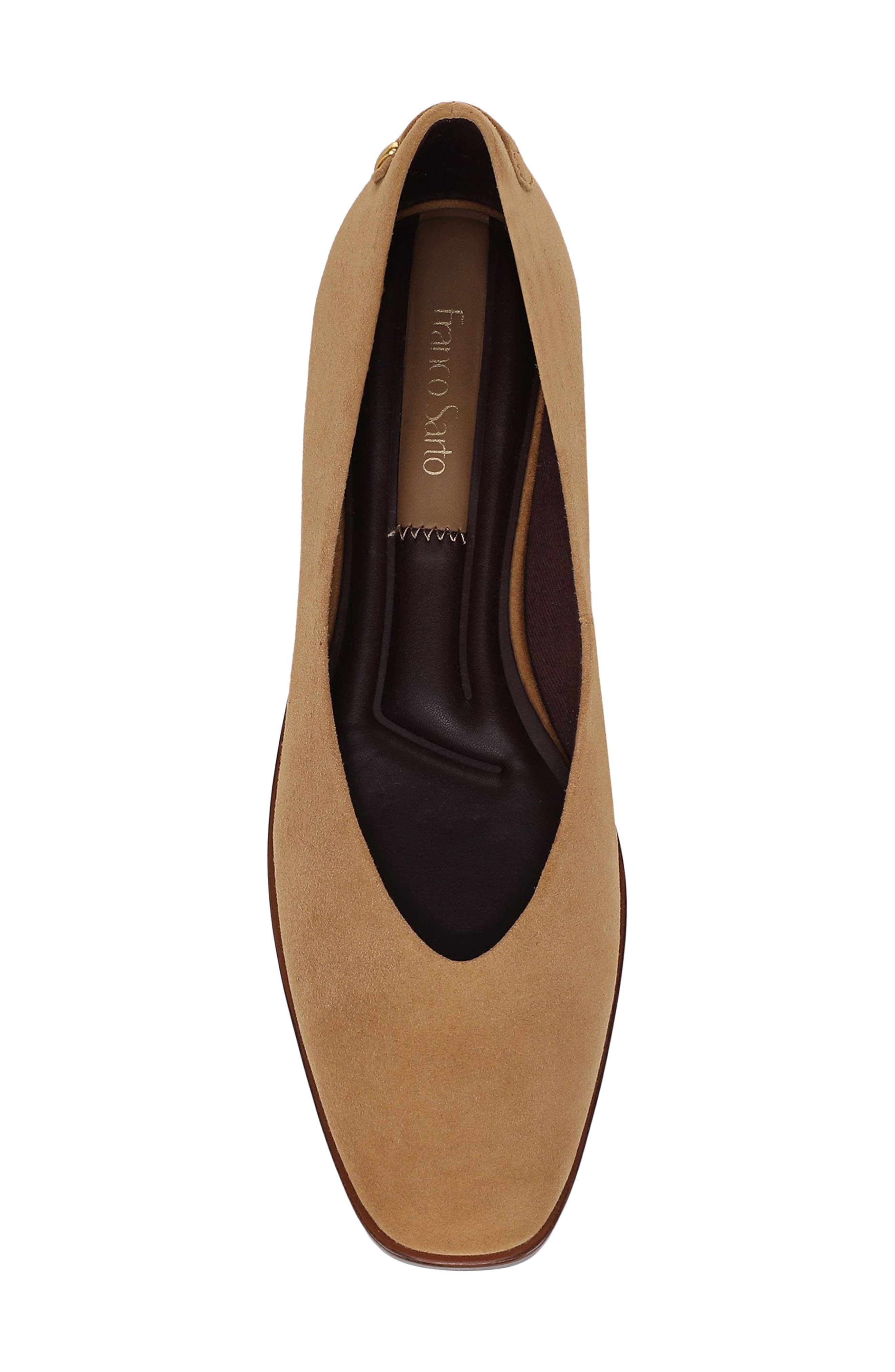 Tesia Ballet Flat, Alternate, color, BROWN SUEDE