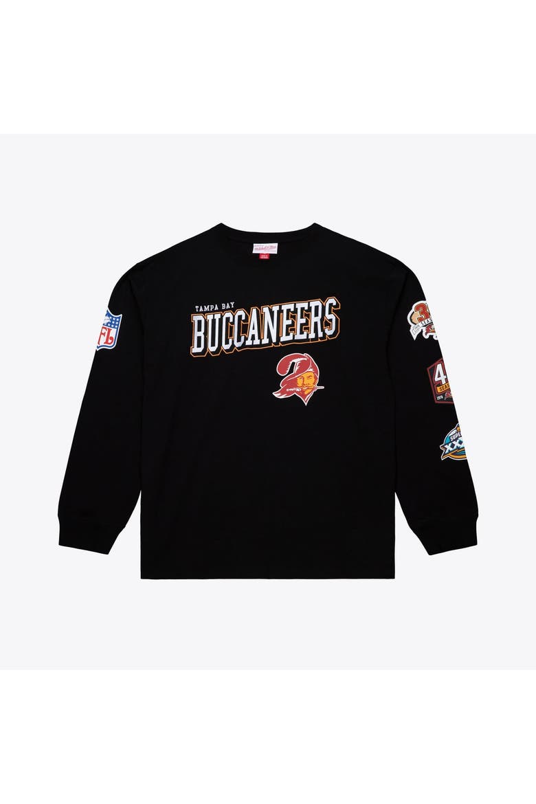 Men's Mitchell & Ness  Black Tampa Bay Buccaneers Big & Tall Training Camp Long Sleeve T-Shirt, Main, color, Black