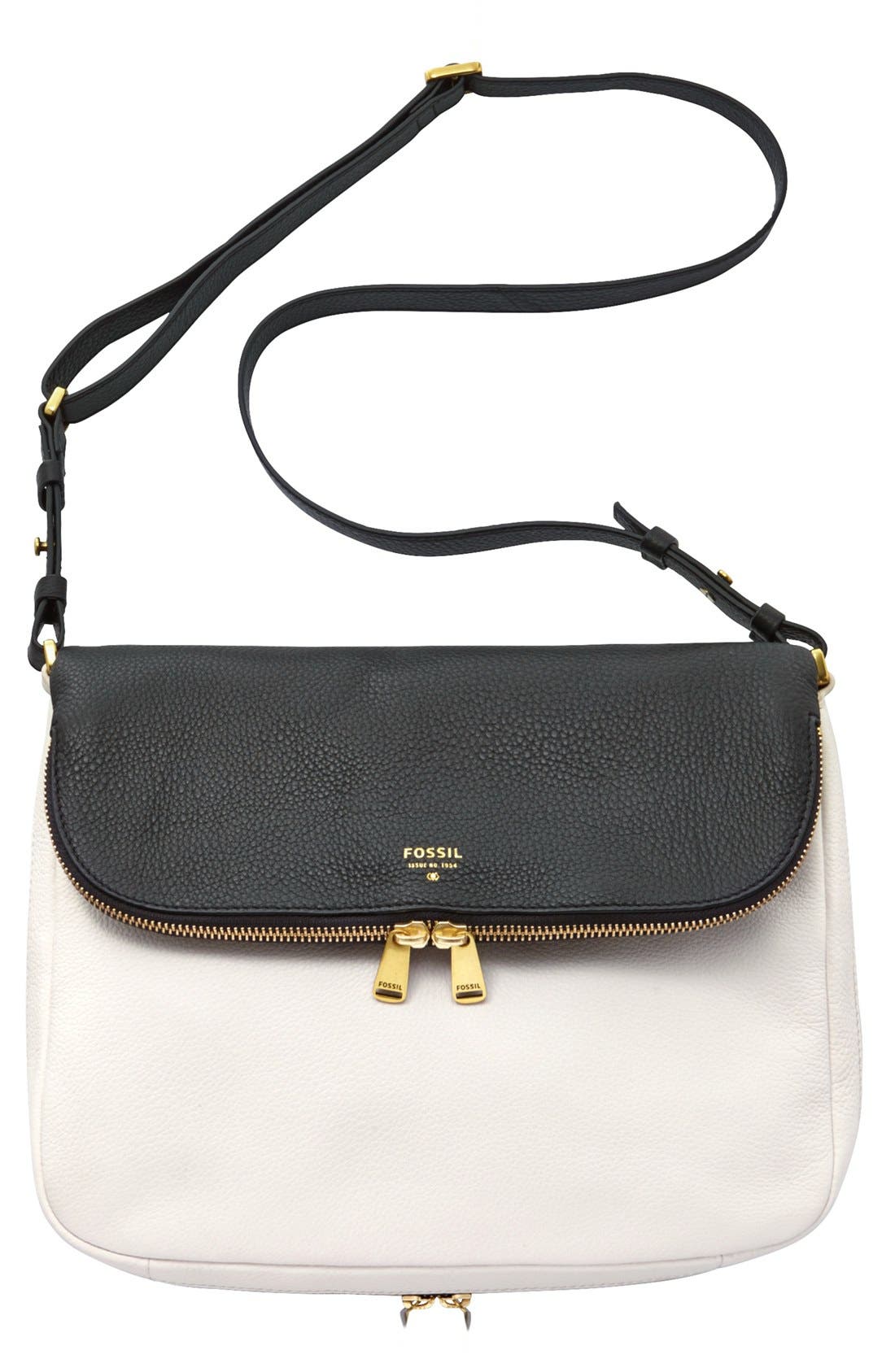 'Preston' Crossbody Bag, Alternate, color, BONE