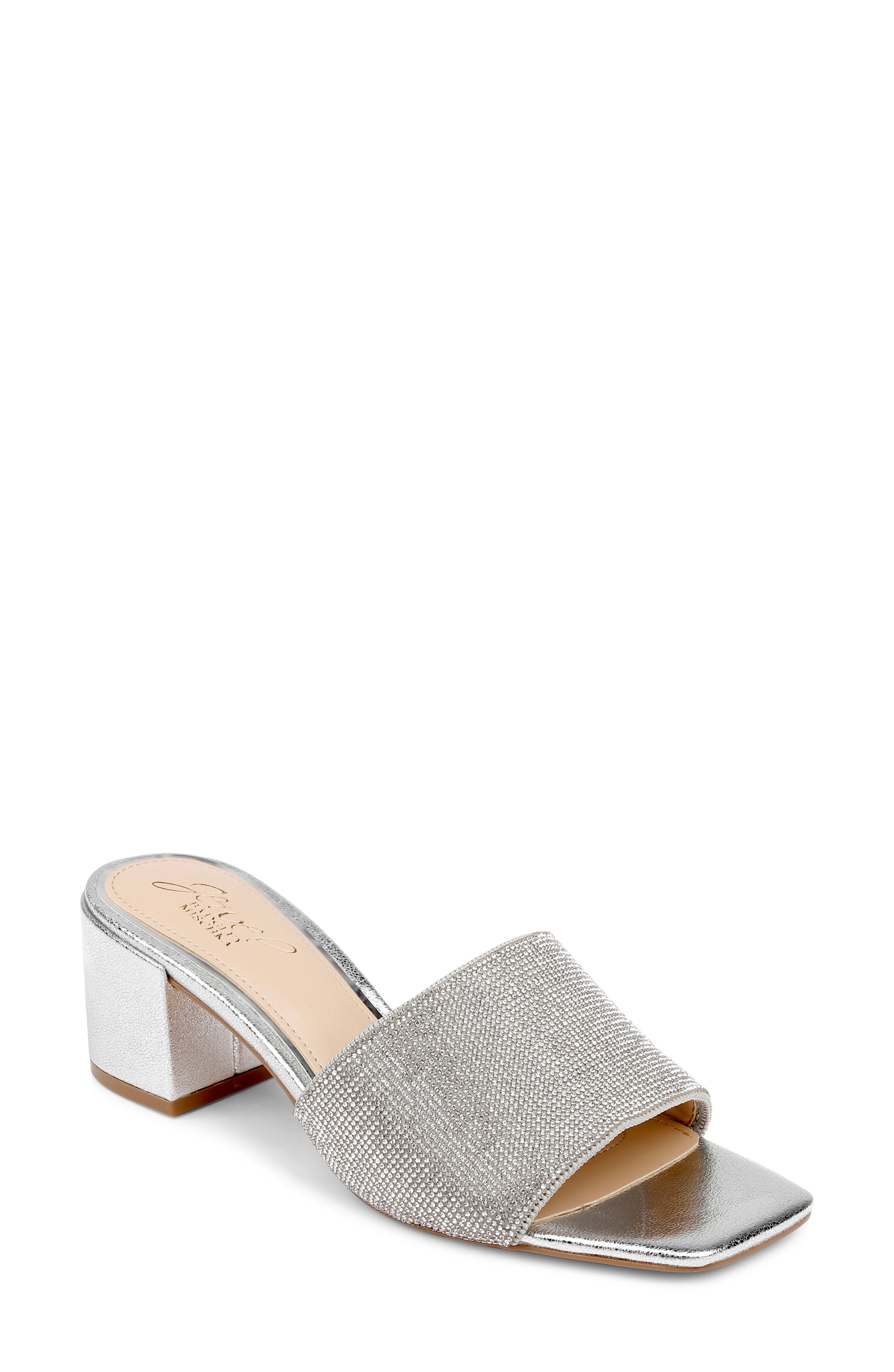 Harlyn Slide Sandal, Main, color, SILVER