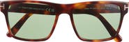 TOM FORD Calder 55mm Square Sunglasses