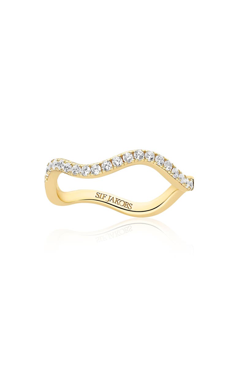 Sif Jakobs Jewellery Ring Ellera Waves, Main, color, 18K Gold Plated