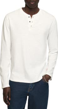 Lucky Brand Weekend Slub Long Sleeve Henley