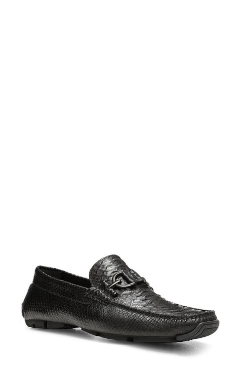 Dacio II Snakeskin Embossed Driving Loafer (Men)
