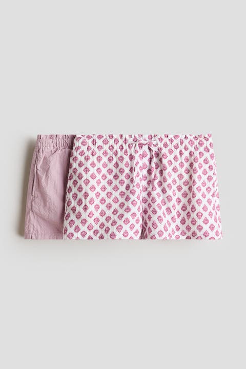 2-pack cotton shorts