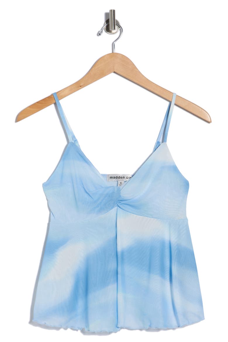 Fly Away Babydoll Camisole, Alternate, color, LIGHT BLUE COMBO