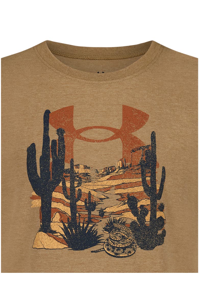Under Armour Kids' Wander Graphic T-Shirt, Alternate, color, Field Khaki