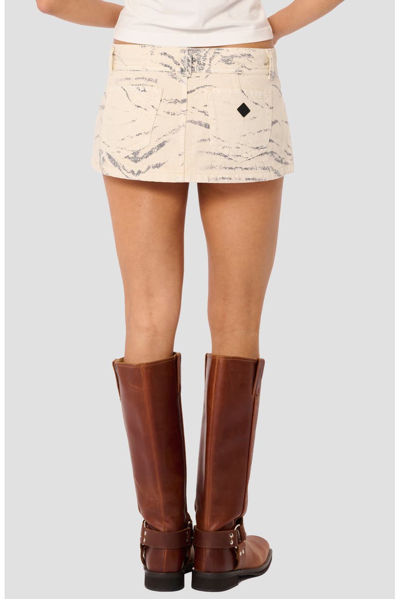 Valentina Recycled Cotton Blend Denim Miniskirt, Alternate, color, VALENTINA
