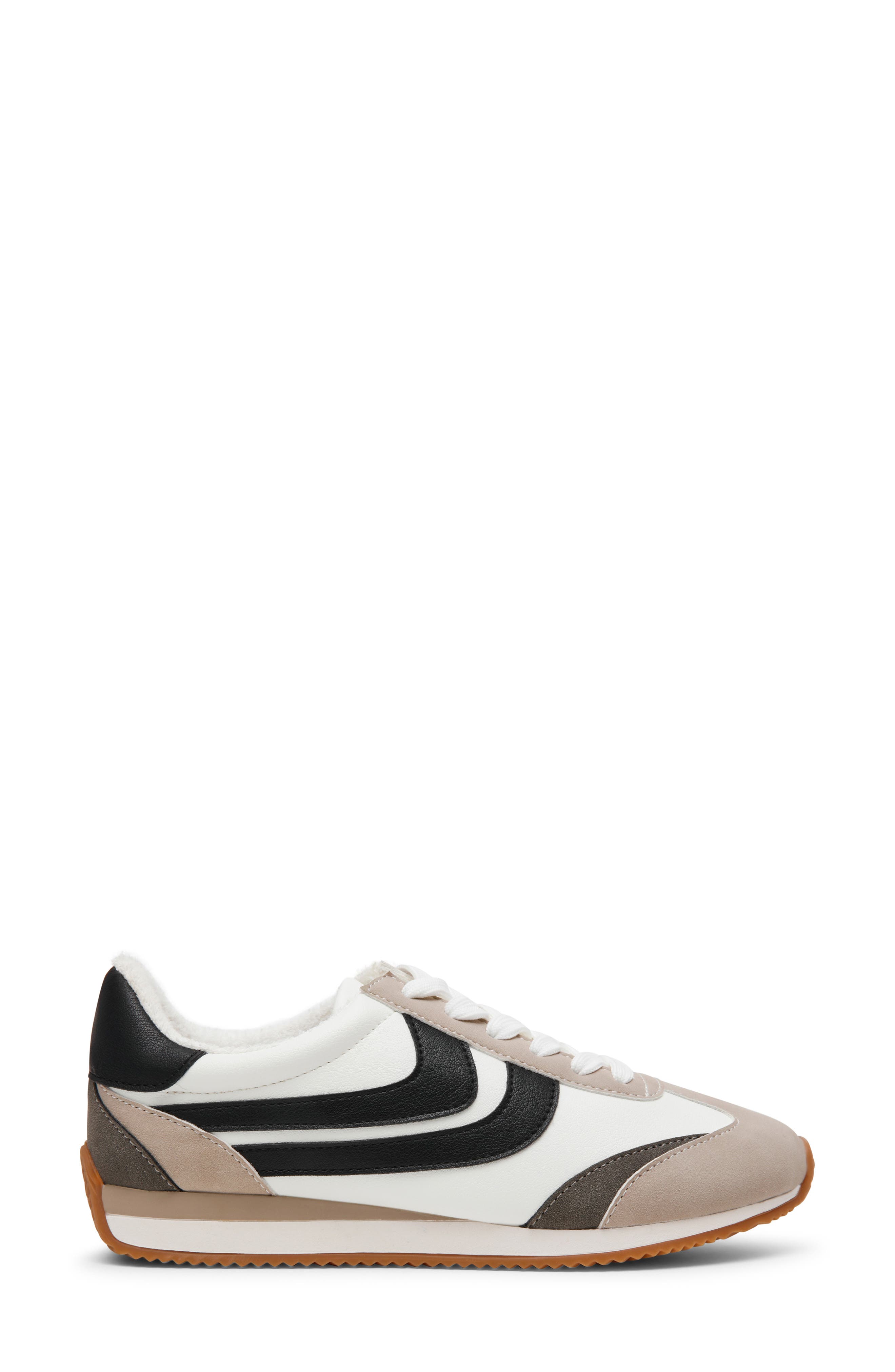 Hype Faux Shearling Lined Sneaker, Alternate, color, GREY