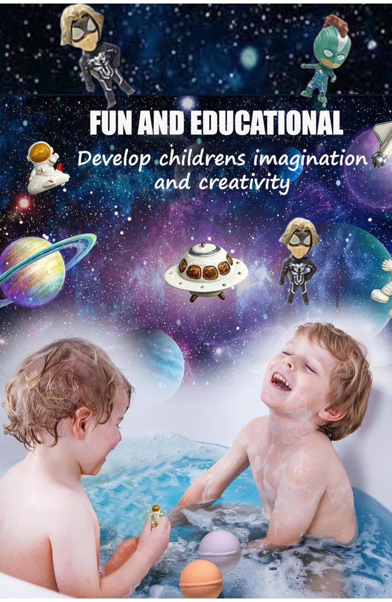 Lovery 12-Pc. Superhero Bath Bombs Gift Set with Surprise Toy, Alternate, color, Multicolor