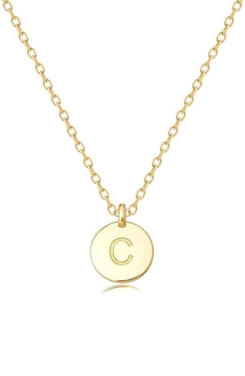 Initial Pendant Necklace