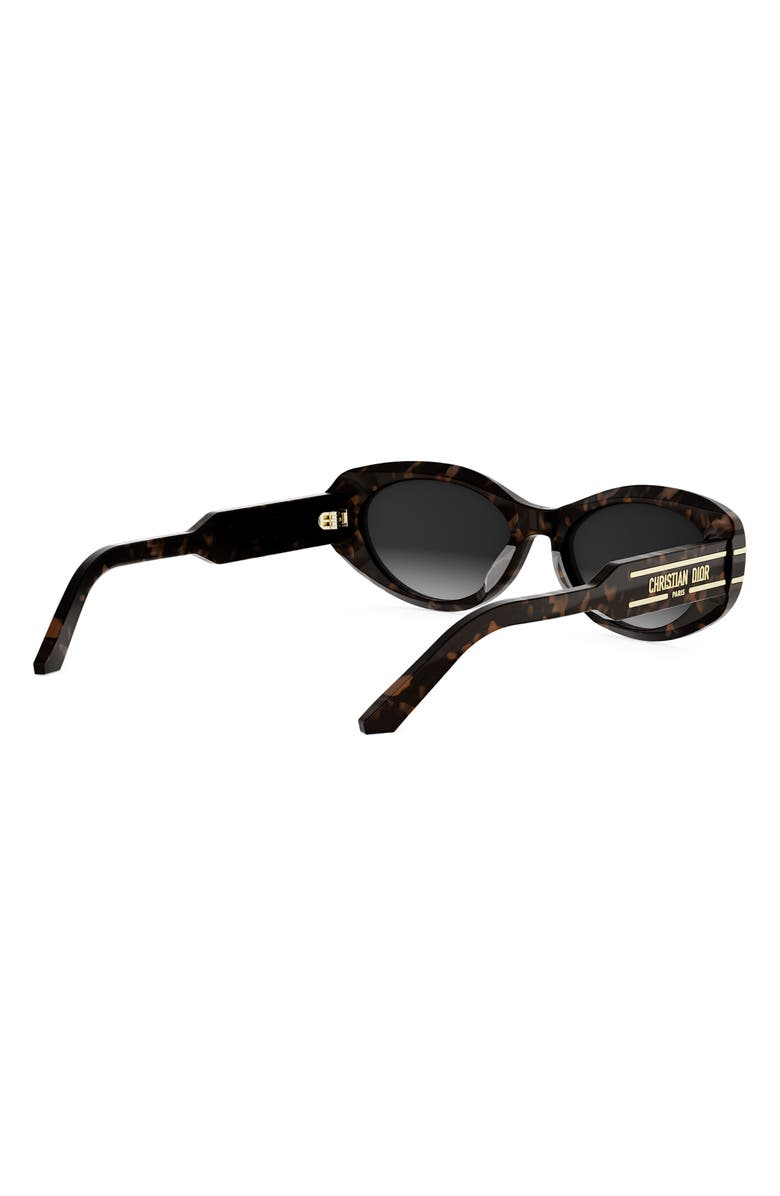 DIOR 'DiorSignature B8U Butterfly Sunglasses, Alternate, color, Dark Havana / Gradient Smoke