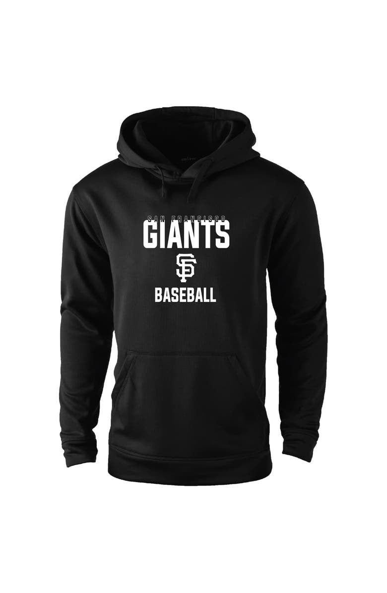 DUNBROOKE Men's Dunbrooke Black San Francisco Giants Champion Pullover Hoodie, Main, color, Black