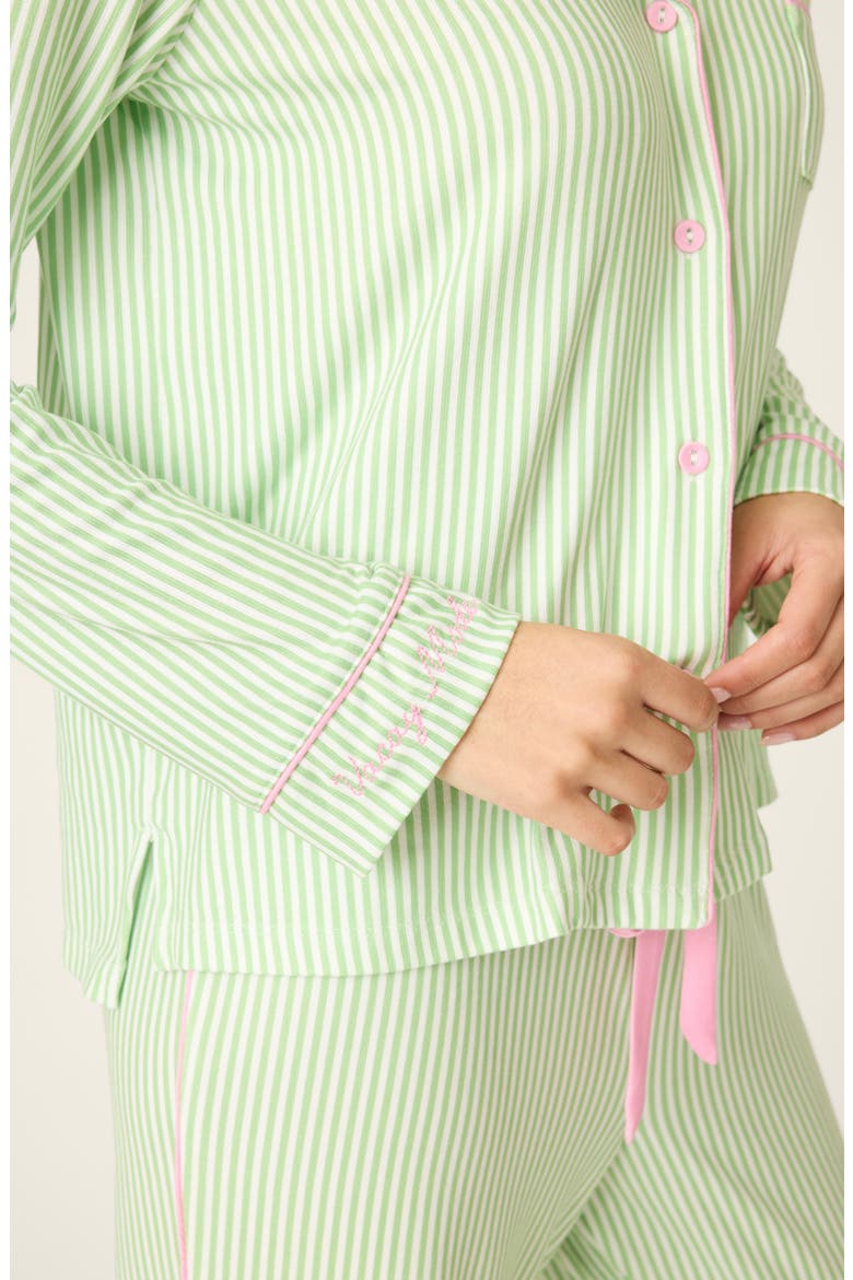 Pupcation Palm Pajamas, Alternate, color, KIWI