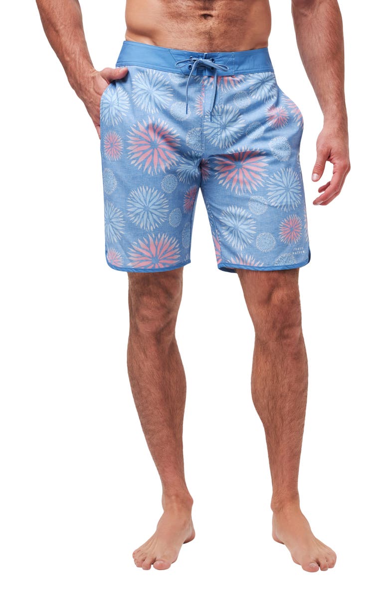 TravisMathew Sand Smuggler Board Shorts, Main, color, Quiet Harbor