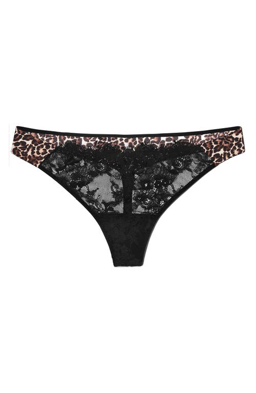Skarlett Blue Entice Thong In Black