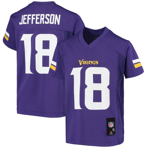 Youth Justin Jefferson Purple Minnesota Vikings Replica Player Jersey